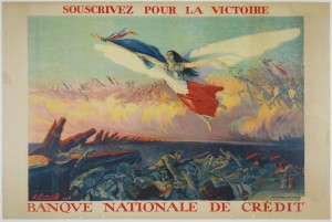 Banque Nationale de Credit France World War One Poster